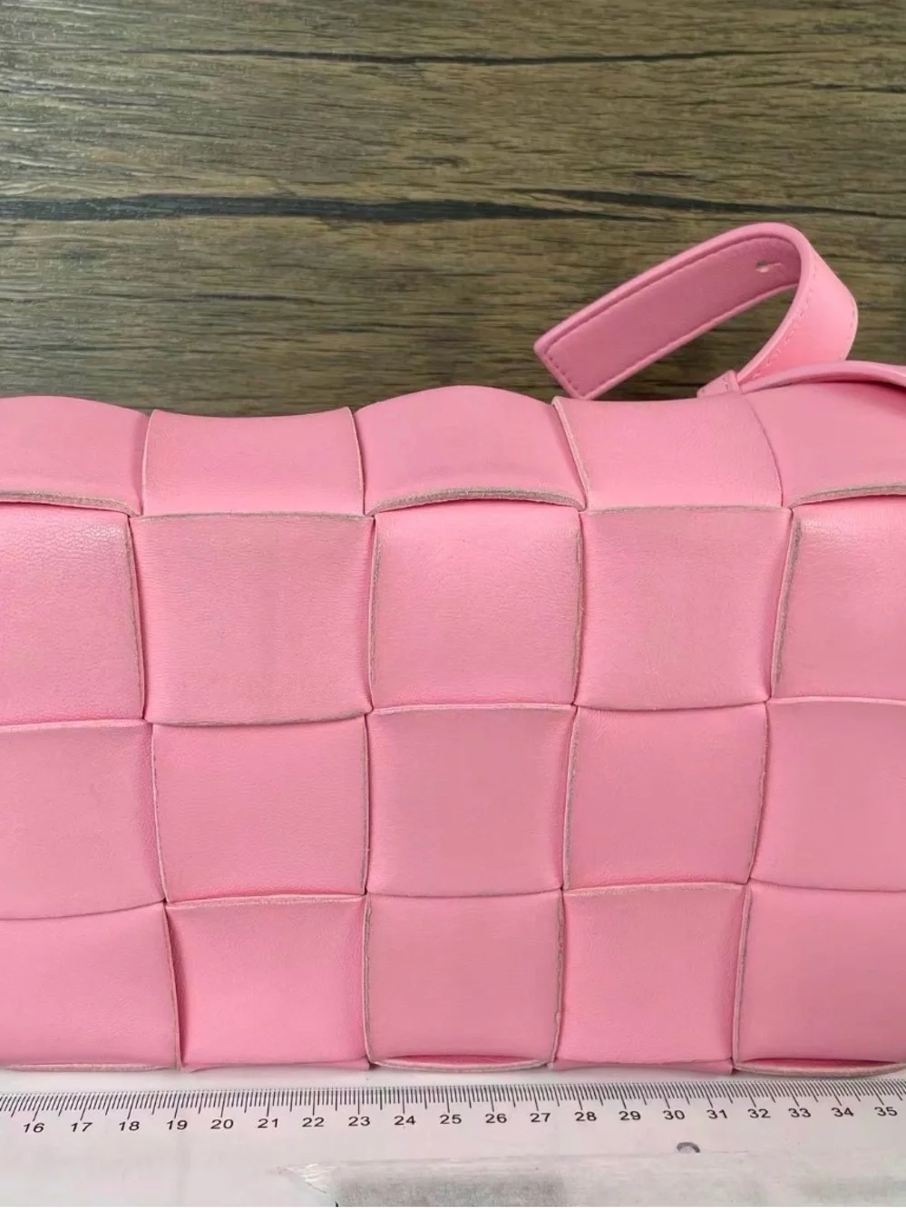 Bottega Veneta lambskin crossbody small cassette pink
